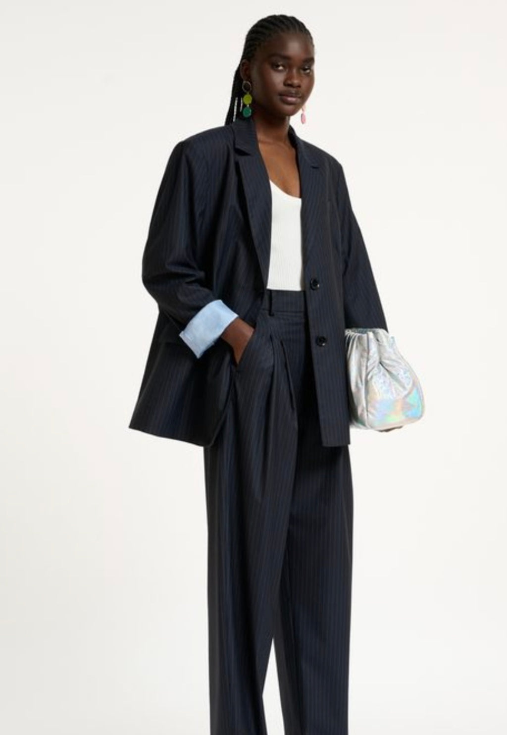 Essentiel Antwerp Pinstripe Blazer