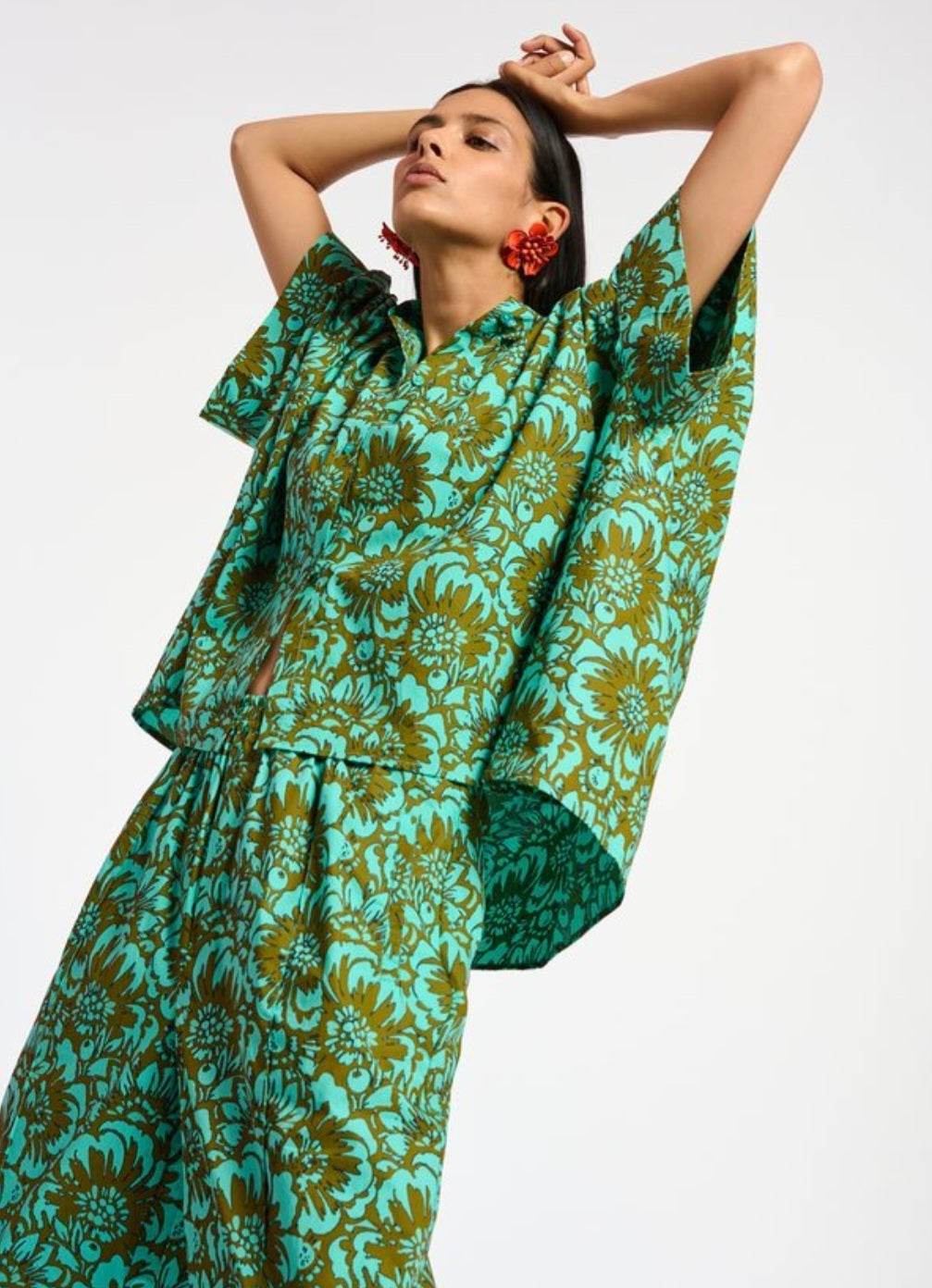 Essentiel Antwerp Floral Kimono Shirt