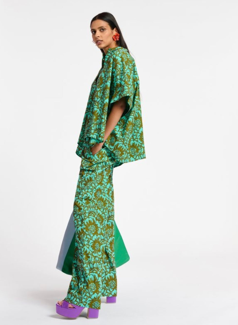 Essentiel Antwerp Floral Kimono Shirt