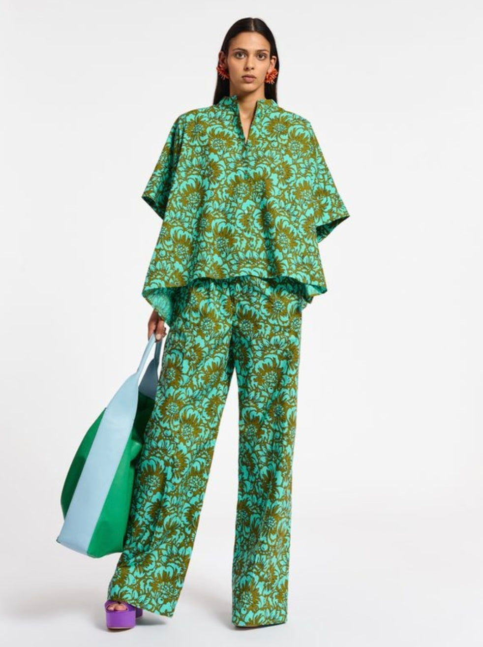 Essentiel Antwerp Floral Kimono Shirt