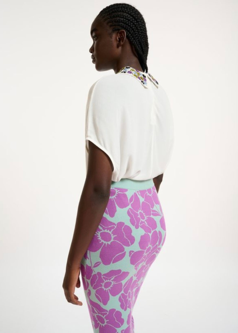 Essentiel Antwerp White  Embellished Top