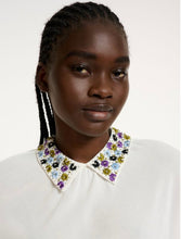 Load image into Gallery viewer, Essentiel Antwerp White  Embellished Top
