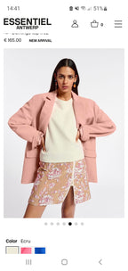 Essentiel Antwerp Soft White Oversized Top