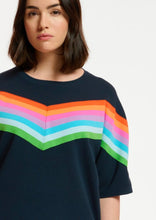 Load image into Gallery viewer, Essentiel Antwerp Navy Multicoloured Sweatshirt
