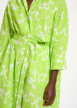 Load image into Gallery viewer, Essentiel Antwerp Neon Green Shirt Dress
