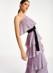 Essentiel Antwerp Lilac Plisse Dress