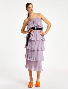 Essentiel Antwerp Lilac Plisse Dress