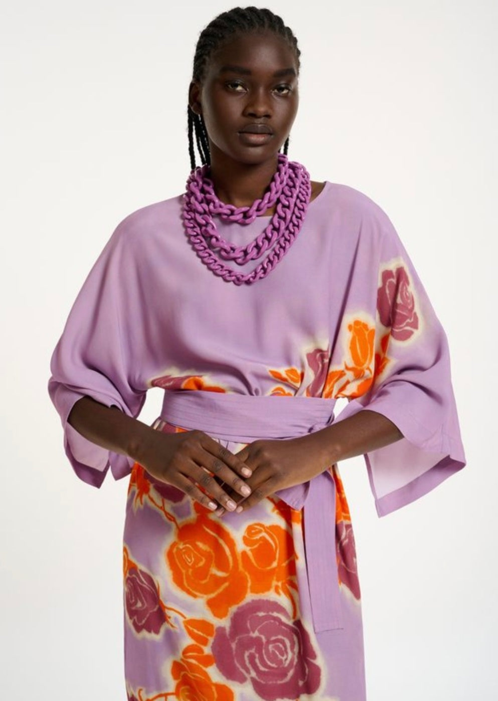 Essentiel Antwerp Floral Kimono Dress SYBIL Boutique