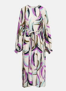 Essentiel Antwerp Abstract Print Midi Dress