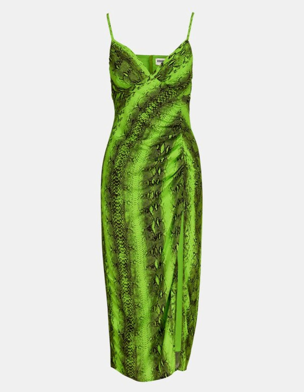 Essentiel Antwerp Snakeprint Slip Dress