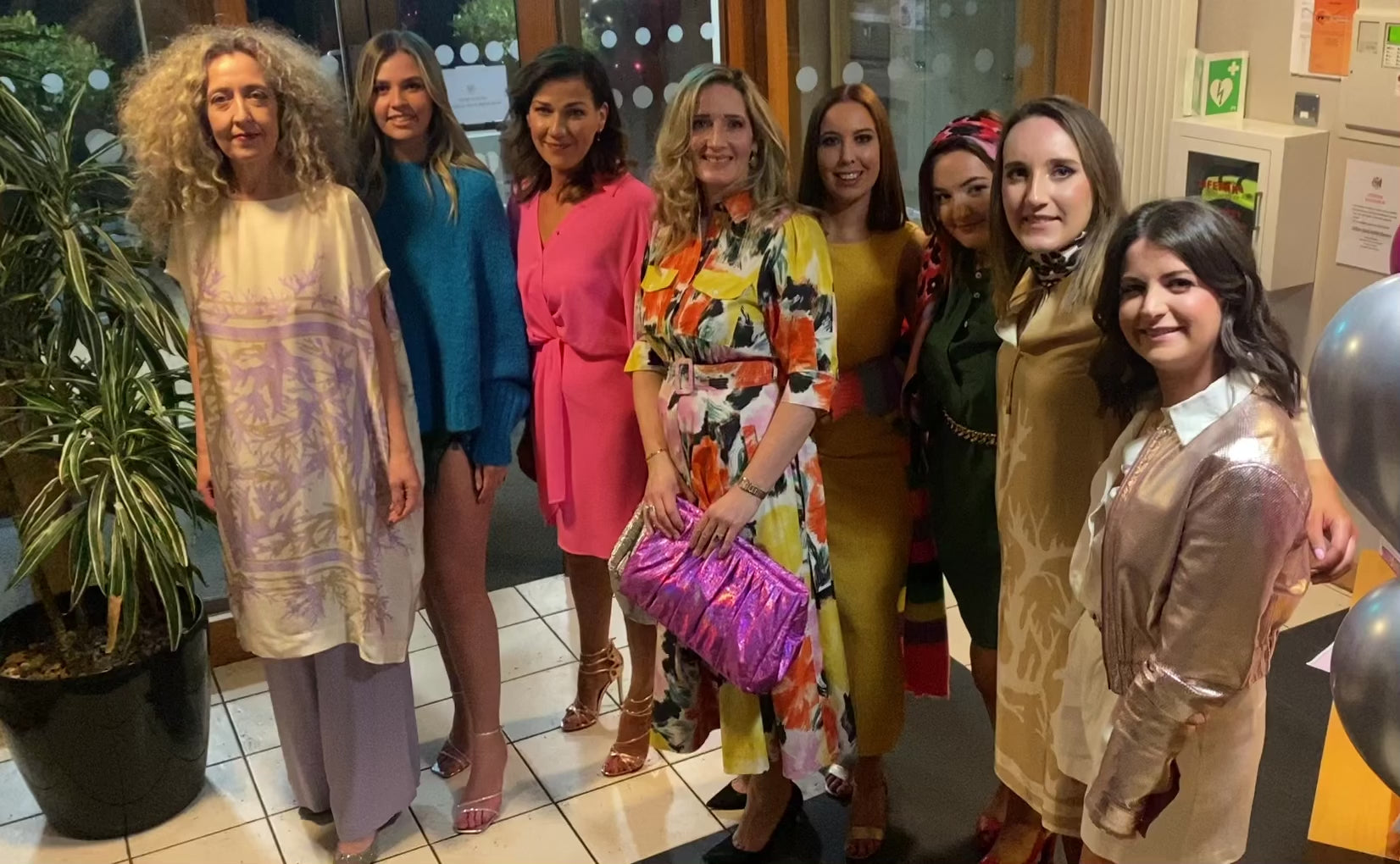 Essentiel Antwerp Neon Pink Mini Dress