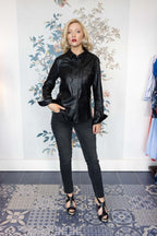 Black Leather Shirt