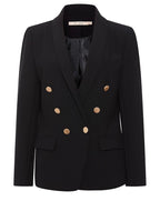 RDF Black Double Breasted Eloise Blazer