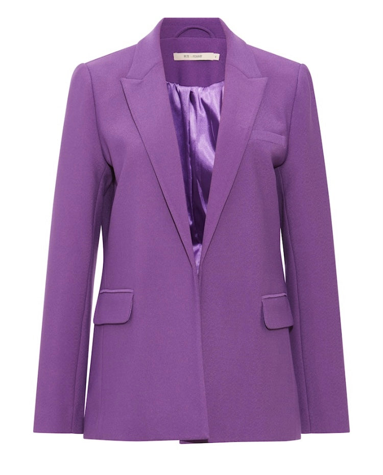 RDF Purple No-Button Blazer
