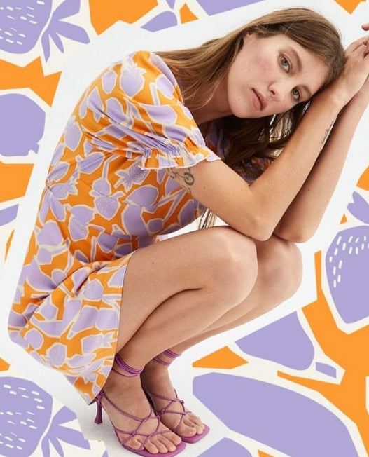 Compania Fantastica Lilac & Orange skirt?