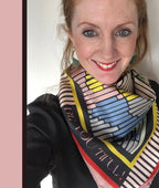 Tidings Large Statement Silk Scarf “Be-You-tiful“