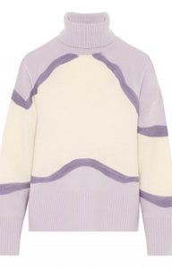 Beatrice B Lilac High Neck Sweater