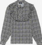 Otto’dame Tartan Blouse with Pussybow