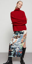 Load image into Gallery viewer, Ottod’Ame Red Ribbed Wool Mix Jumper
