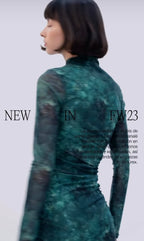 Wild Pony Green Bodycon Dress