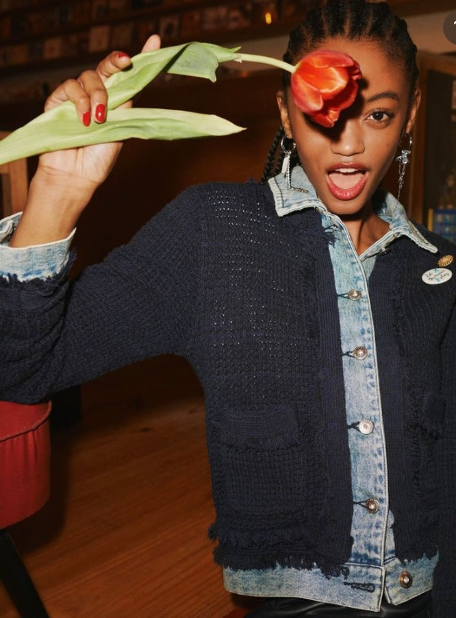 Scotch Soda Denim Tweed Jacket