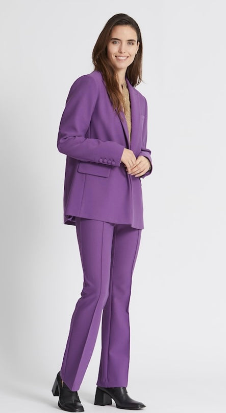 RDF Purple No-Button Blazer