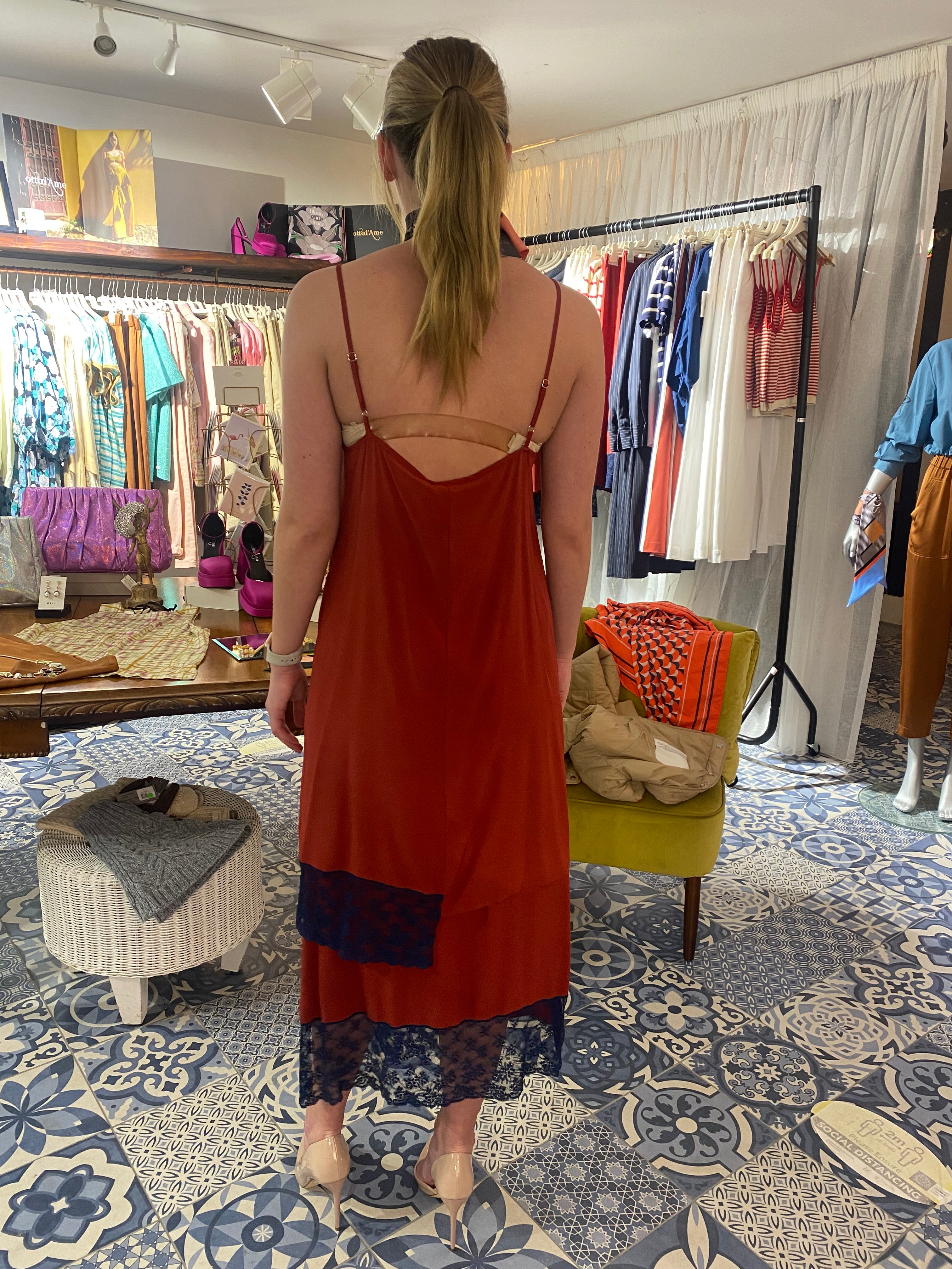 Ottodame Silk Mini Dress