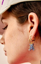 Load image into Gallery viewer, Nali Blue Teddy Bear Earrings
