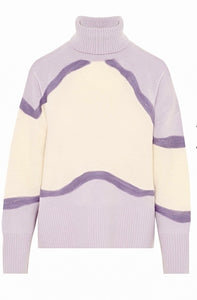 Beatrice B Lilac High Neck Sweater
