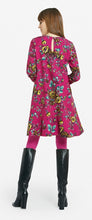 Load image into Gallery viewer, Pink Floral Long Sleeve Dress
