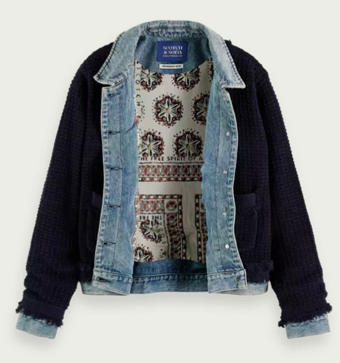 Scotch & Soda Denim & Tweed Jacket