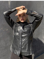 RDF Black Leather Shirt