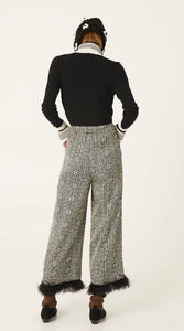 Beatrice B Graphic Print Trousers