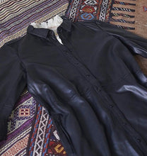 Load image into Gallery viewer, RDF Black Leather Shirt
