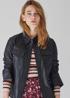 RDF Black Leather Shirt