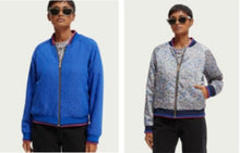 Load image into Gallery viewer, Scotch &amp; Soda Printed Reversible Bomber Jacket Multicolor
