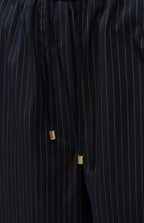 Essentiel Antwerp Navy Pinstripe Trousers