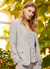 Load image into Gallery viewer, RDF Taupe Pinstripe Blazer
