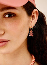 Load image into Gallery viewer, Nali Pink Teddy Bear Earrings

