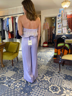 Ottodame Lilac & Lime Silk Halterneck