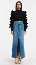 Load image into Gallery viewer, Essentiel Antwerp Black Knit Ruffled Jumper
