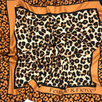 Tidings Silk Statement Scarf Orange “Femme & Fierce