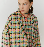 Beatrice B Pink / Black Jacquard Jacket