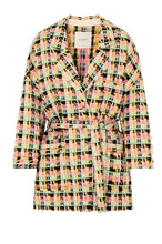Load image into Gallery viewer, Beatrice B Pink / Black Jacquard Jacket
