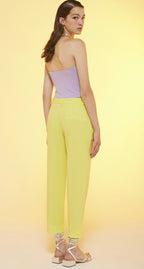 Ottodame Neon YellowCigarette Pants