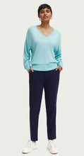 Load image into Gallery viewer, Scotch &amp; Soda Sky Blue V- Neck Sweater
