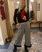 Beatrice B Graphic Print Trousers