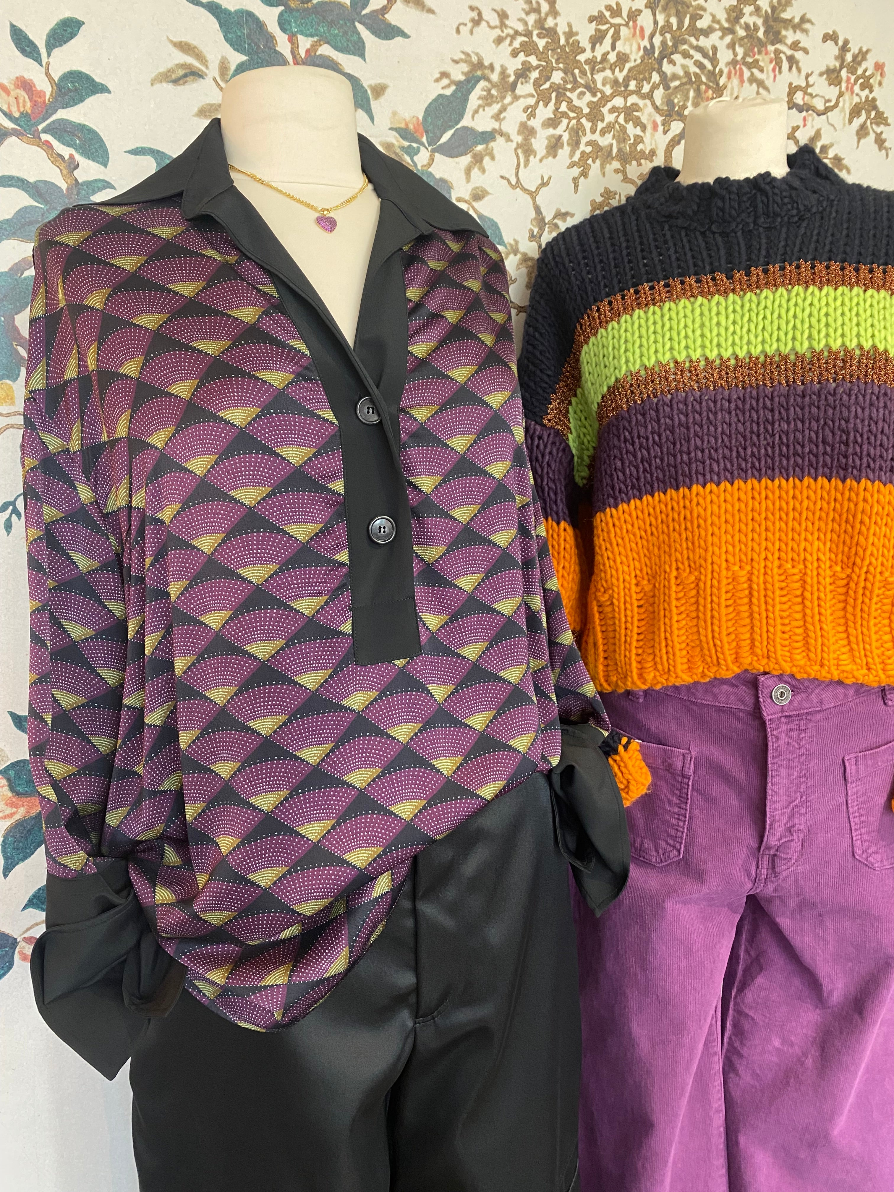 Ottodame Art Deco Print Shirt