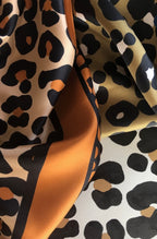 Tidings Silk Statement Scarf Orange “Femme & Fierce