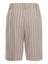 Load image into Gallery viewer, RDF Taupe Pinstripe Bermuda Shorts
